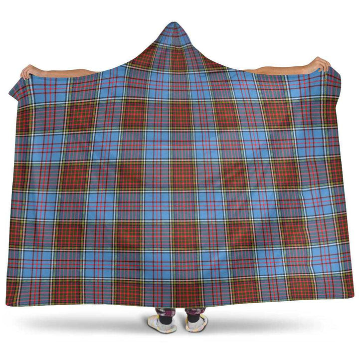 Scottish Anderson Modern Clan Tartan Hooded Blanket Tartan Plaid 1