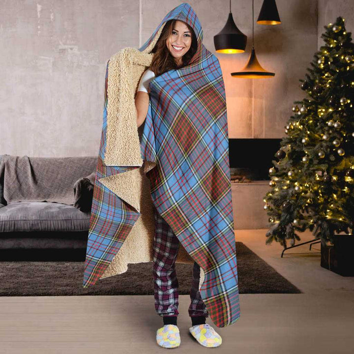 Scottish Anderson Modern Clan Tartan Hooded Blanket Tartan Plaid 6