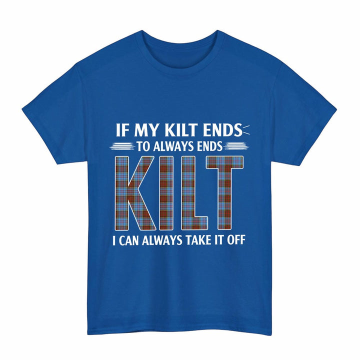 Scottish Anderson Modern Clan Tartan Kilt Pride T-Shirt Tartan Plaid Royal Color