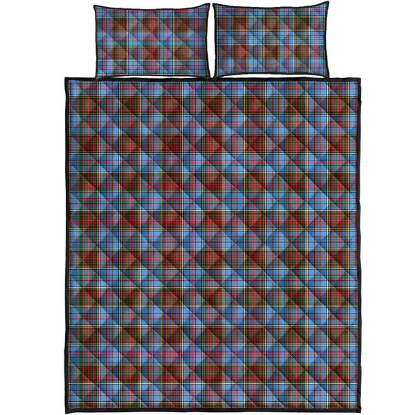Scottish Anderson Modern Clan Tartan Quilt Bed Set Tartan Plaid 1