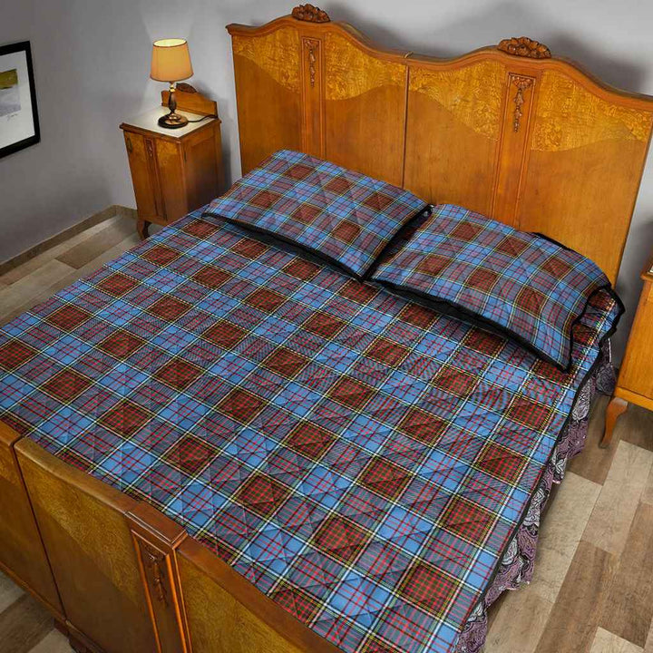 Scottish Anderson Modern Clan Tartan Quilt Bed Set Tartan Plaid 5