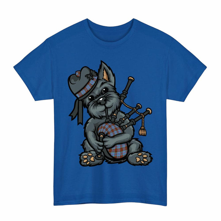 Scottish Anderson Modern Clan Tartan Terrier Bagpipes T-Shirt Tartan Plaid Royal Color