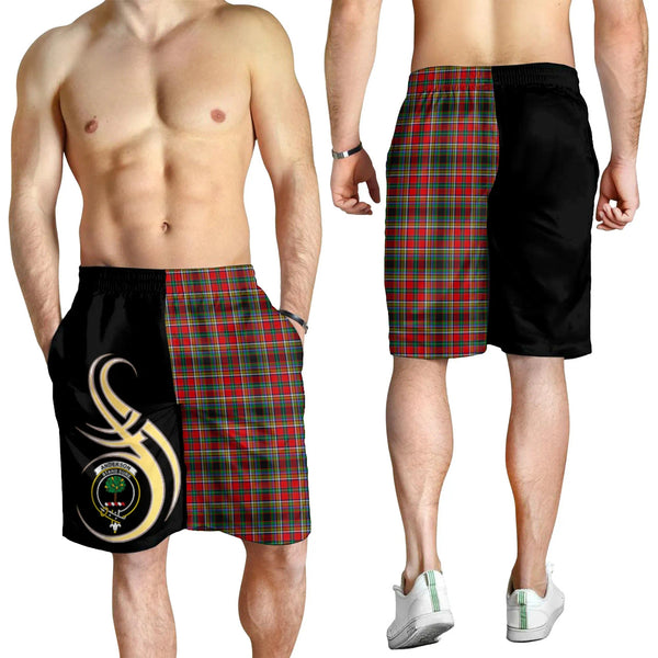 Scottish Anderson of Arbrake Clan Crest Tartan Believe in Me Men's Shorts