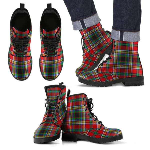 Scottish Anderson of Arbrake Clan Tartan Leather Boots