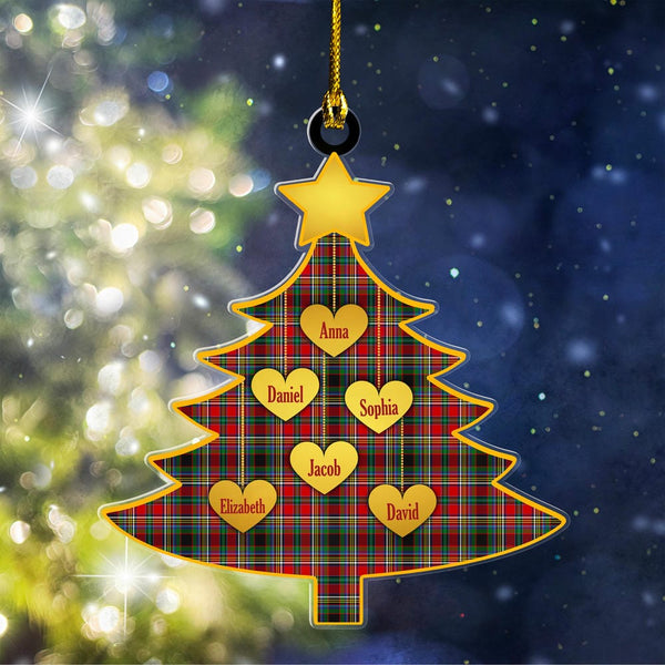 Scottish Anderson of Arbrake Clan Tartan Ornament Custom Family Christmas Tree Tartan Plaid 1