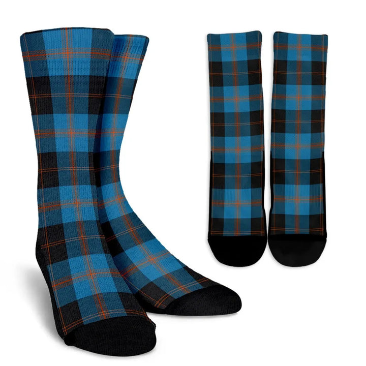Scottish Angus Ancient Clan Tartan Crew Socks