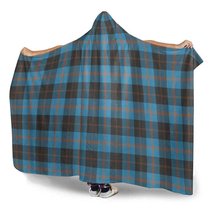 Scottish Angus Ancient Clan Tartan Hooded Blanket Tartan Plaid 3