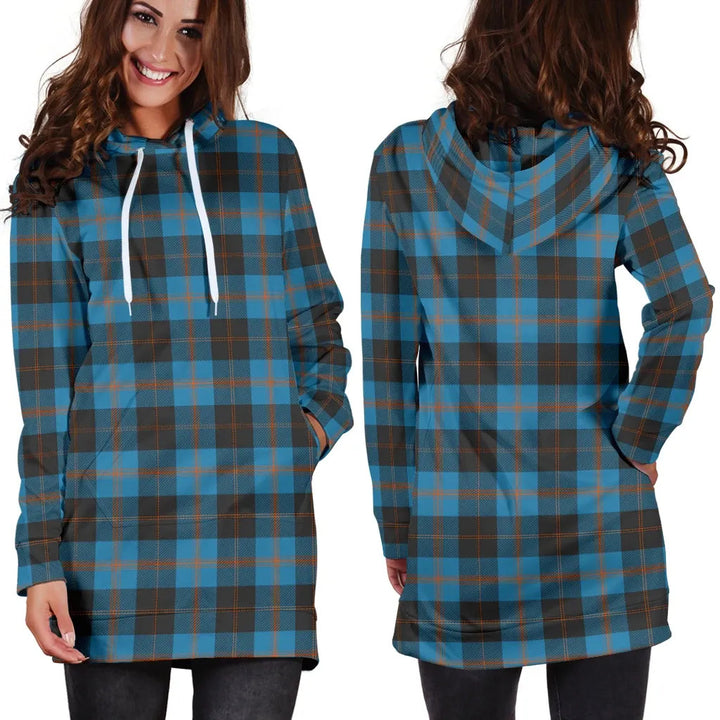 Scottish Angus Ancient Clan Tartan Hoodie Dress