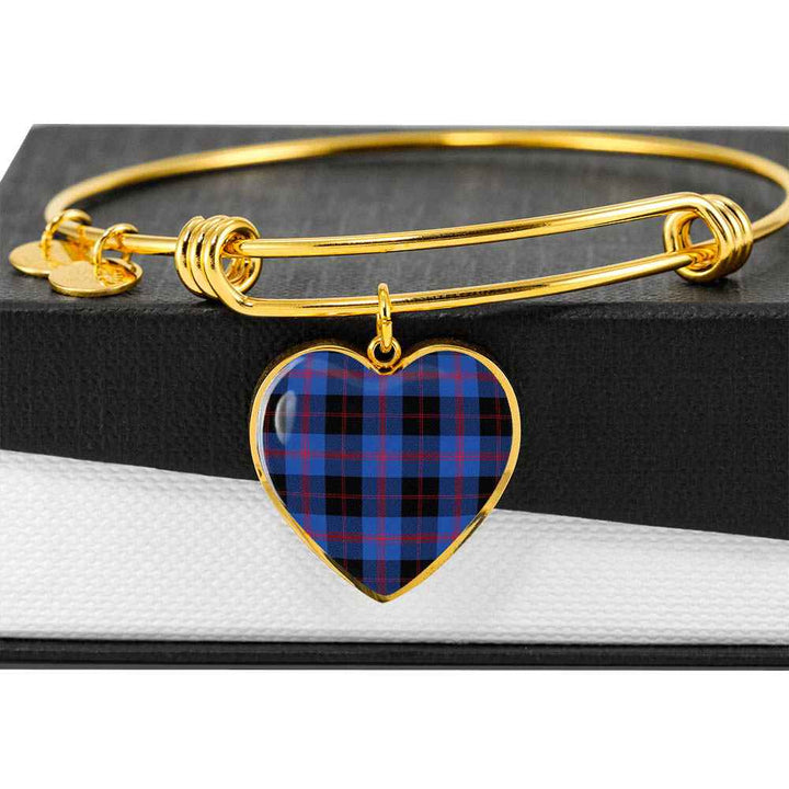 Scottish Angus Modern Clan Tartan Bangle Heart Tartan Plaid 6