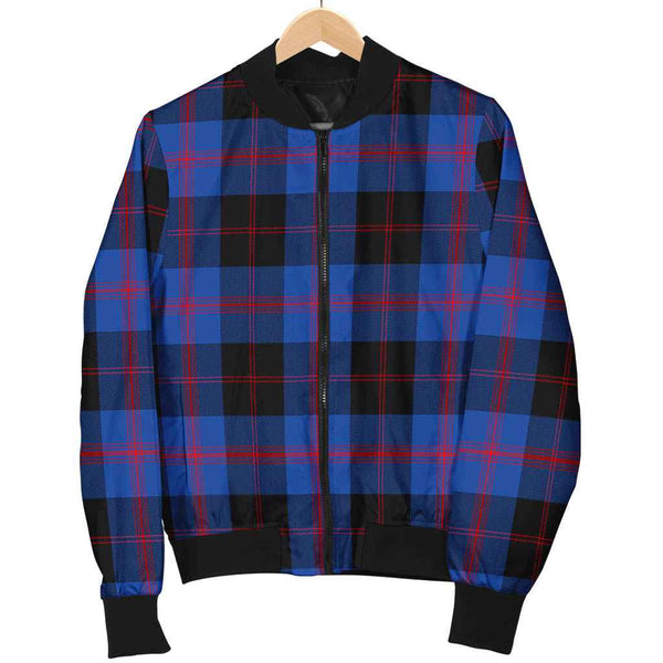 Scottish Angus Modern Clan Tartan Bomber Jacket Tartan Plaid 1