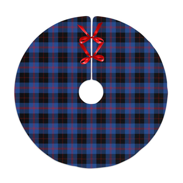 Scottish Angus Modern Clan Tartan Christmas Tree Skirt No Tassels 1 Tartan Plaid