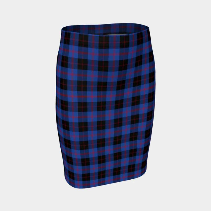Scottish Angus Modern Clan Tartan Fitted Skirt Tartan Plaid 1