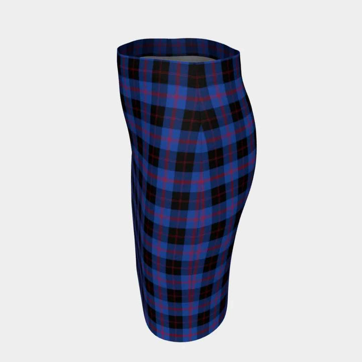 Scottish Angus Modern Clan Tartan Fitted Skirt Tartan Plaid 2