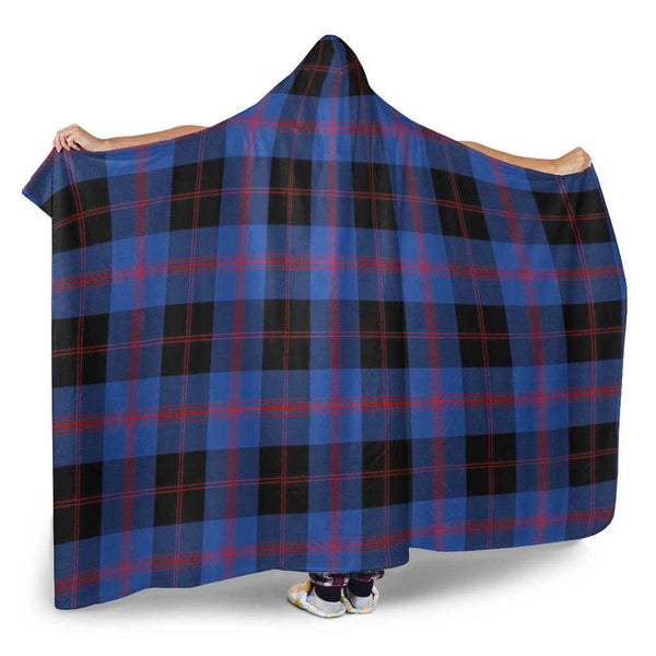 Scottish Angus Modern Clan Tartan Hooded Blanket Tartan Plaid 2