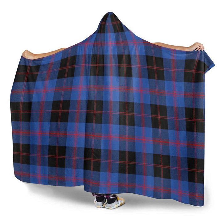 Scottish Angus Modern Clan Tartan Hooded Blanket Tartan Plaid 3