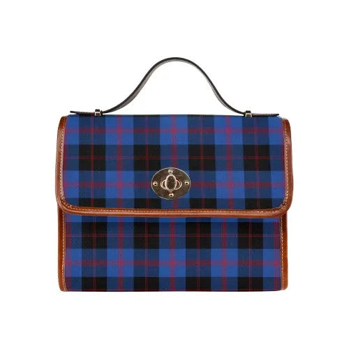 Scottish Angus Modern Clan Tartan Waterproof Canvas Bag Tartan Plaid 1