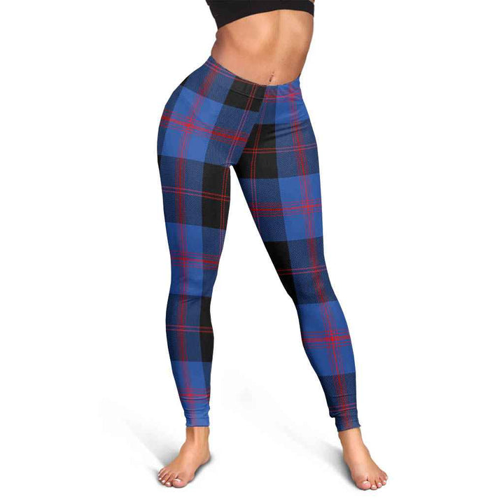 Scottish Angus Modern Clan Tartan Women Leggings Tartan Plaid 3