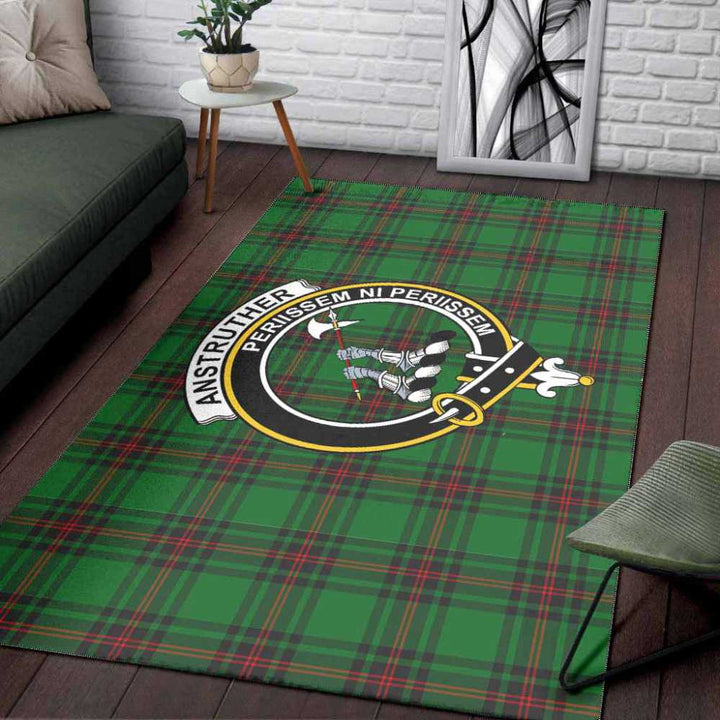 Scottish Anstruther Clan Crest Tartan Area Rug Tartan Plaid 3
