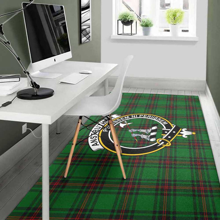 Scottish Anstruther Clan Crest Tartan Area Rug Tartan Plaid 4