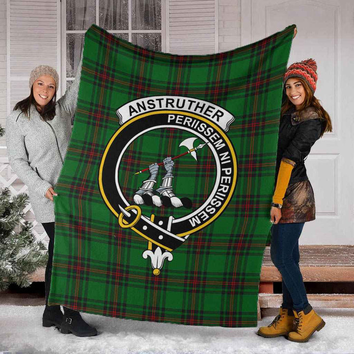 Scottish Anstruther Clan Crest Tartan Blanket Tartan Plaid 5