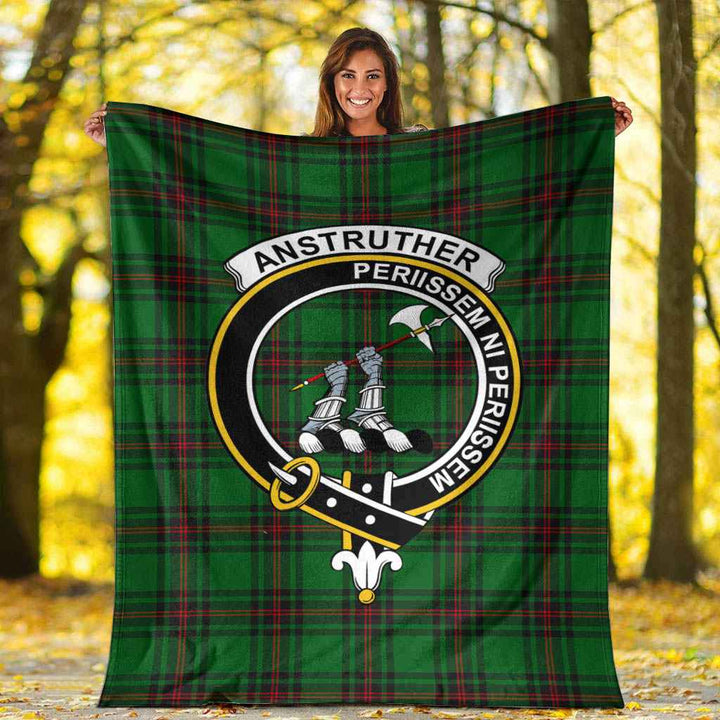 Scottish Anstruther Clan Crest Tartan Blanket Tartan Plaid 6