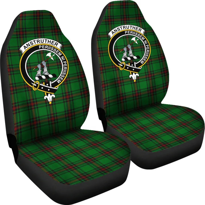 Scottish Anstruther Clan Crest Tartan Car Seat Covers 4