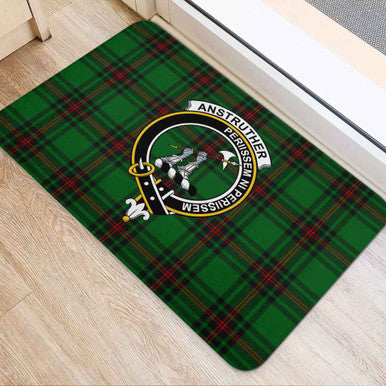 Scottish Anstruther Clan Crest Tartan Door Mat Tartan Plaid 2