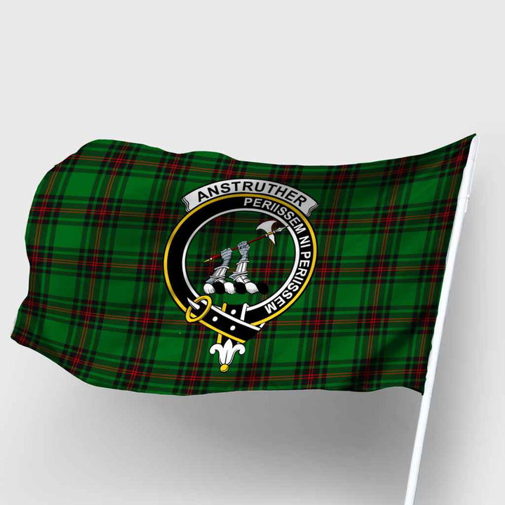 Scottish Anstruther Clan Crest Tartan Flag Parade Tartan Plaid 2