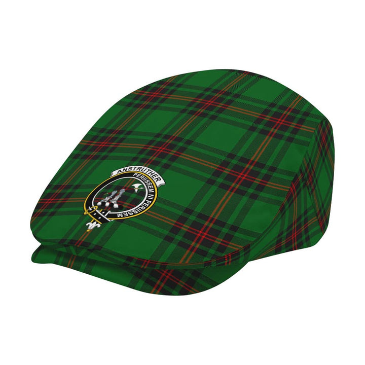 Scottish Anstruther Clan Crest Tartan Flat Cap Tartan Plaid 2