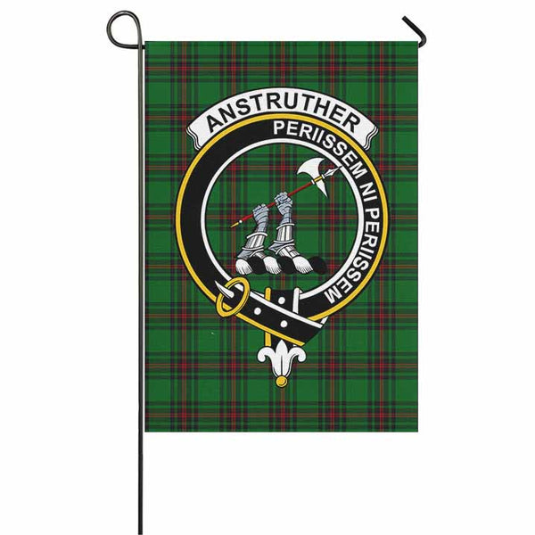 Scottish Anstruther Clan Crest Tartan Garden Flag Tartan Plaid 1