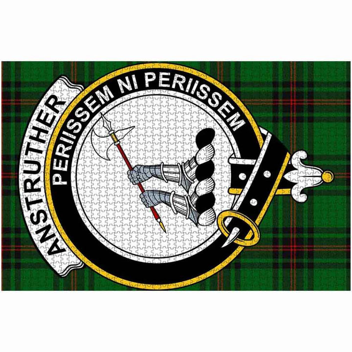 Scottish Anstruther Clan Crest Tartan Jigsaw Puzzle 2