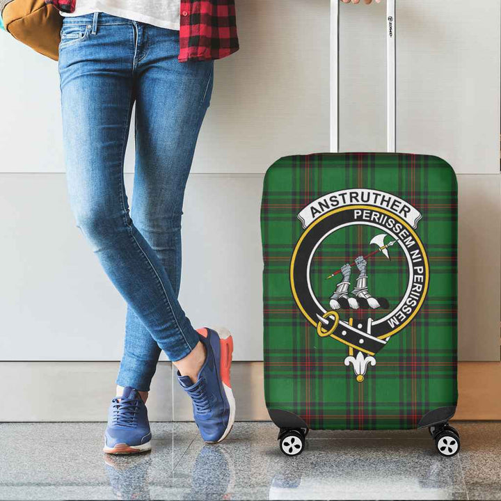 Scottish Anstruther Clan Crest Tartan Luggage Cover Tartan Plaid 2