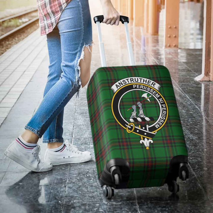 Scottish Anstruther Clan Crest Tartan Luggage Cover Tartan Plaid 3