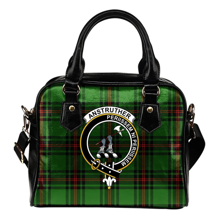 Scottish Anstruther Clan Crest Tartan Shoulder Handbag Tartan Plaid 1