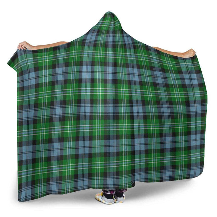 Scottish Arbuthnot Ancient Clan Tartan Hooded Blanket Tartan Plaid 2
