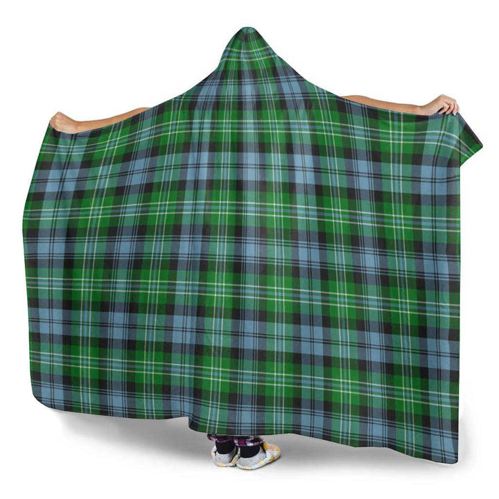 Scottish Arbuthnot Ancient Clan Tartan Hooded Blanket Tartan Plaid 3