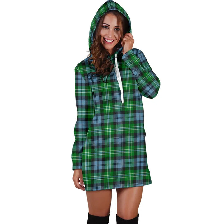 Scottish Arbuthnot Ancient Clan Tartan Hoodie Dress