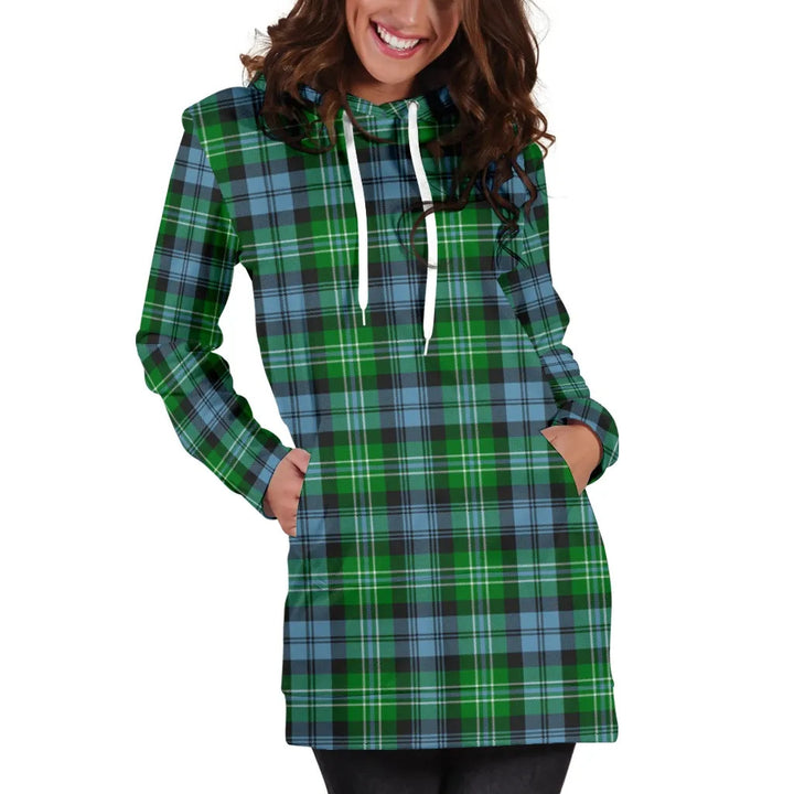 Scottish Arbuthnot Ancient Clan Tartan Hoodie Dress