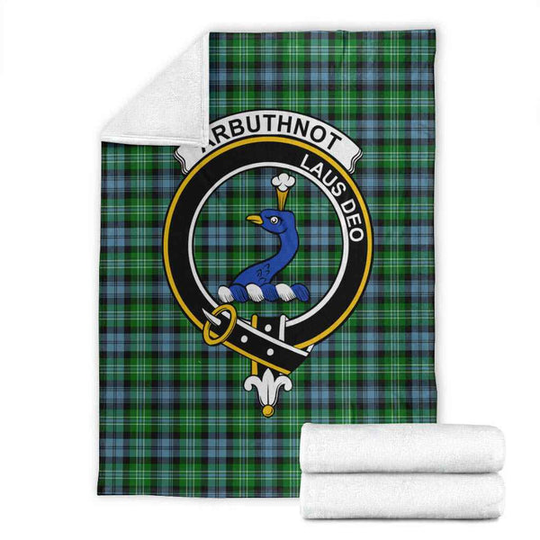 Scottish Arbuthnot Clan Crest Tartan Blanket Tartan Plaid 1