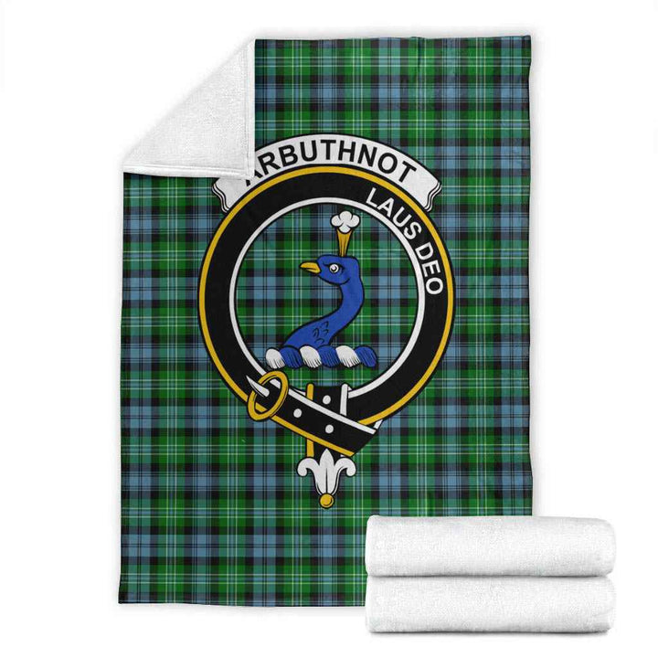 Scottish Arbuthnot Clan Crest Tartan Blanket Tartan Plaid 1