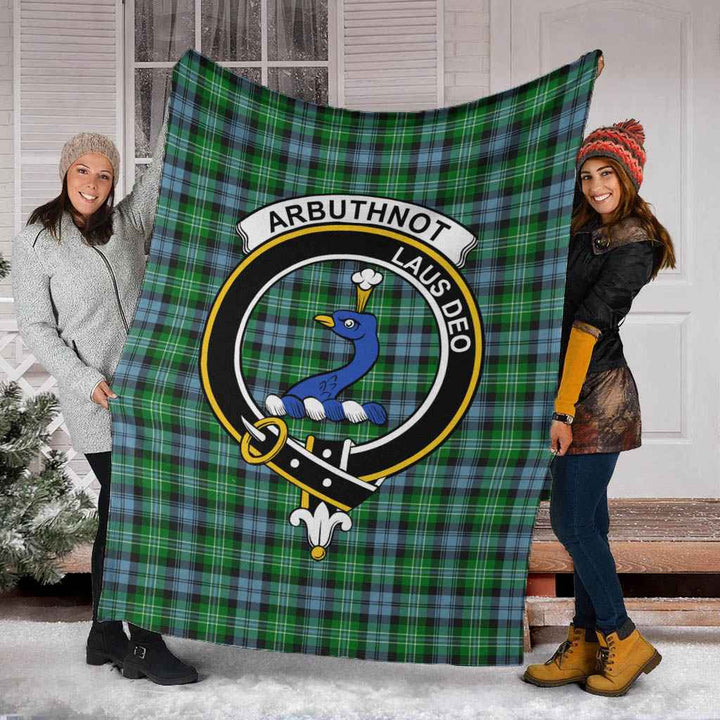 Scottish Arbuthnot Clan Crest Tartan Blanket Tartan Plaid 5