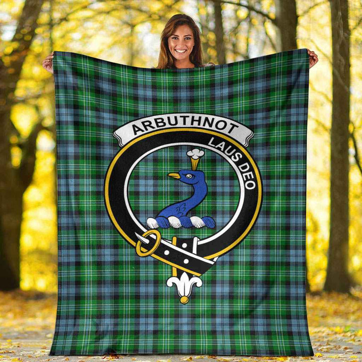 Scottish Arbuthnot Clan Crest Tartan Blanket Tartan Plaid 6