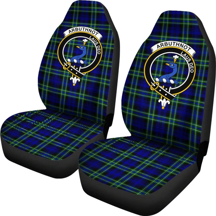 Scottish Arbuthnot Clan Crest Tartan Car Seat Covers 1