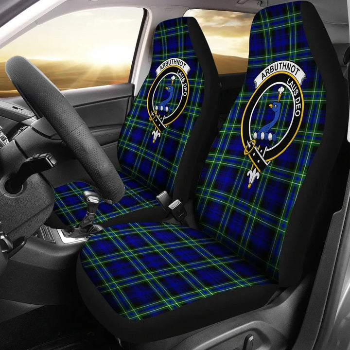 Scottish Arbuthnot Clan Crest Tartan Car Seat Covers 2
