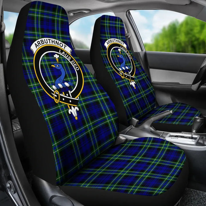Scottish Arbuthnot Clan Crest Tartan Car Seat Covers 3