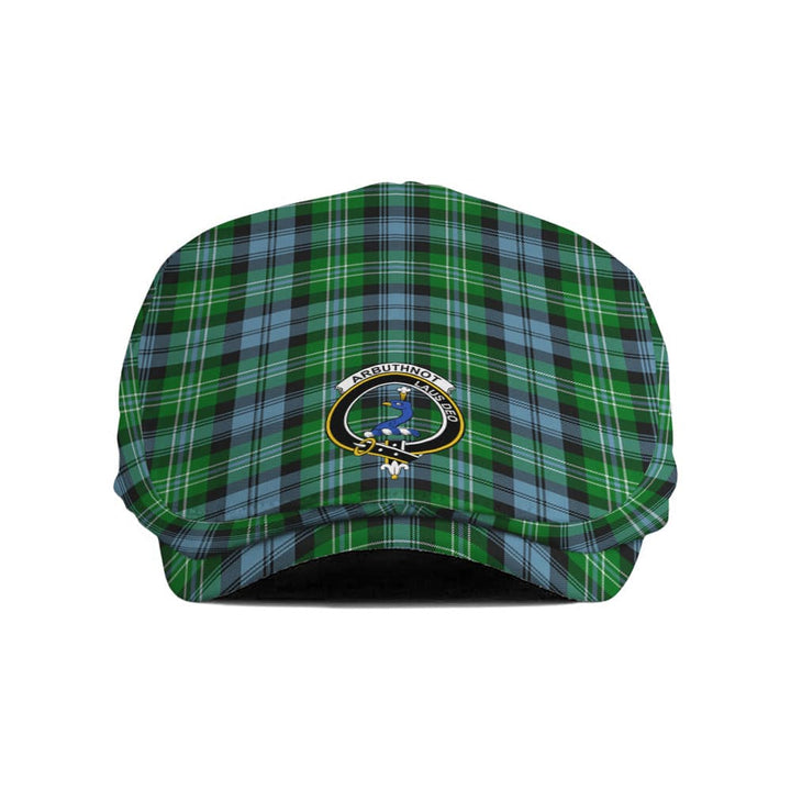 Scottish Arbuthnot Clan Crest Tartan Flat Cap Tartan Plaid 1
