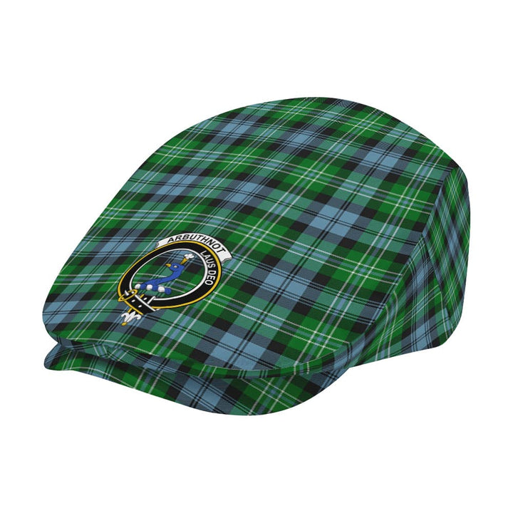 Scottish Arbuthnot Clan Crest Tartan Flat Cap Tartan Plaid 2