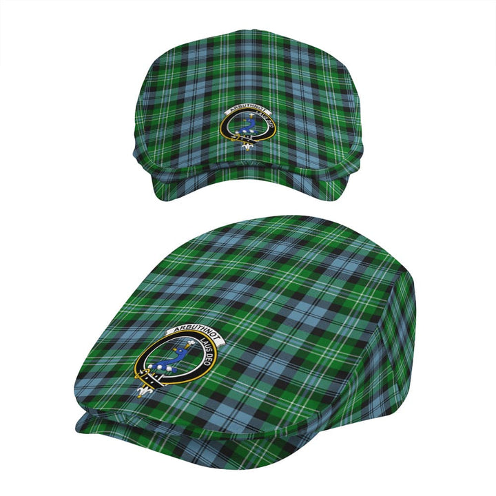 Scottish Arbuthnot Clan Crest Tartan Flat Cap Tartan Plaid 5