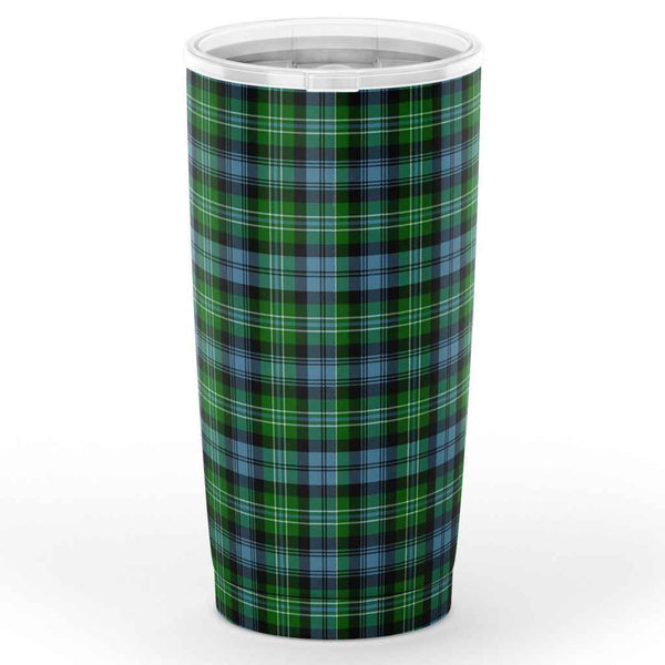 Scottish Arbuthnot Clan Crest Tartan Insulated Tumbler Tartan Plaid 2
