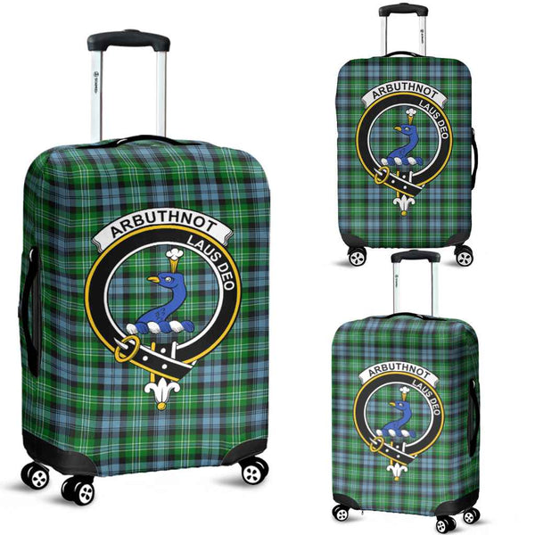 Scottish Arbuthnot Clan Crest Tartan Luggage Cover Tartan Plaid 1